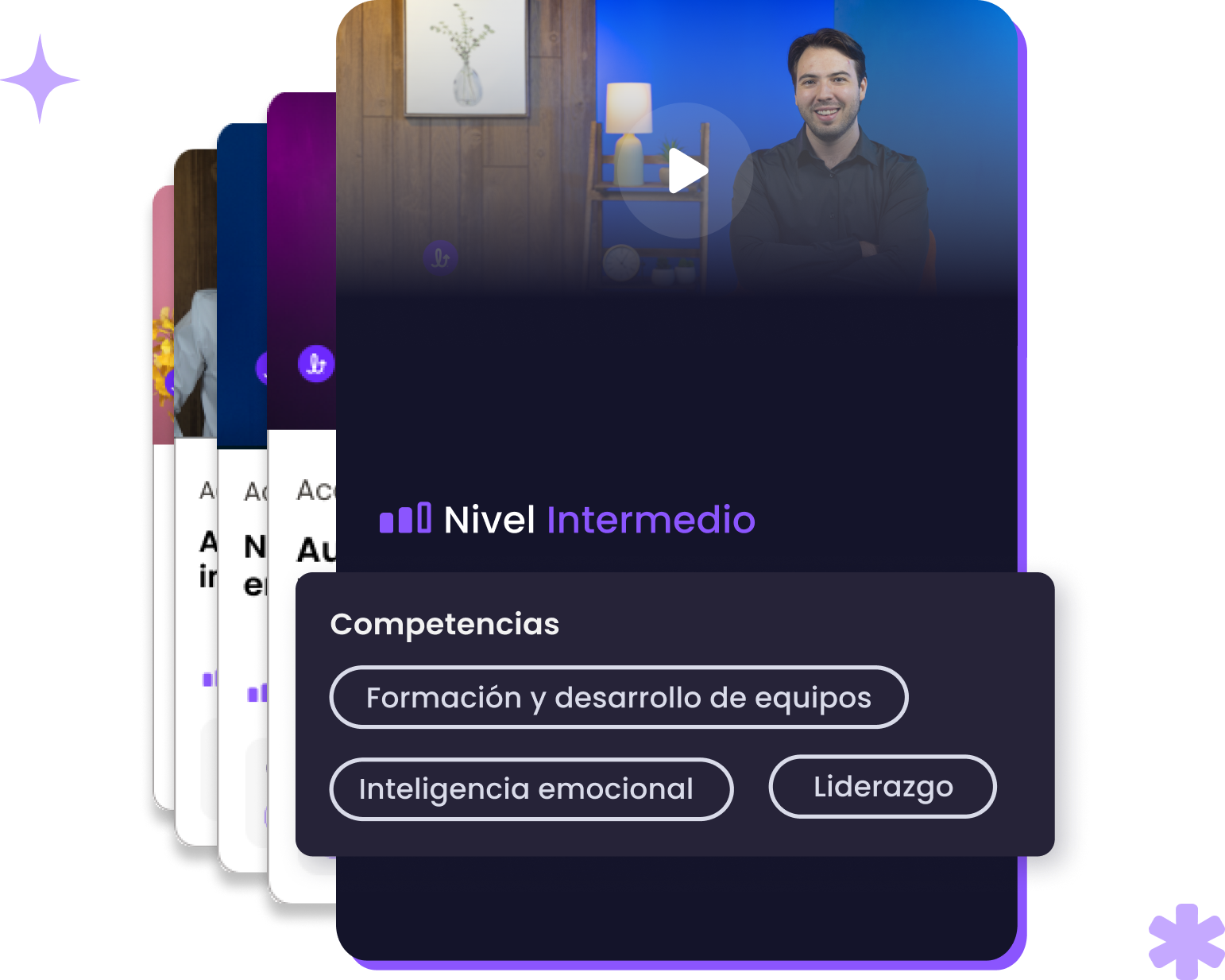 Recursos del catálogo de Lapzo enfocados en competencias y niveles de aprendizaje.